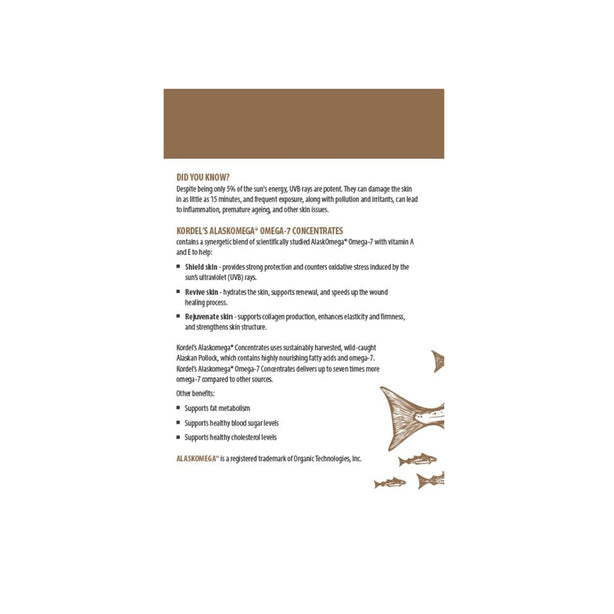Kordel’s AlaskOmega® Omega-7 Concentrates