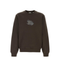 Brown Cotton Blend Sweatshirt