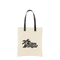 Calf Leather & Canvas Tote - White/Black