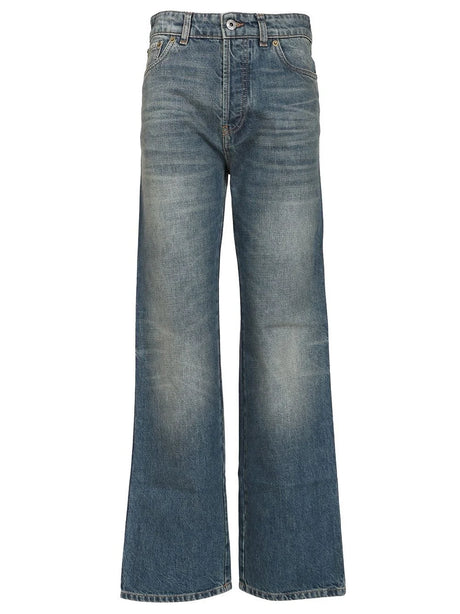 Miu Miu Five Pocket Denim Trousers - Blue