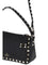 Valentino Garavani Rockstud leather Shoulder Bag - Black