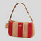 COACH Nolita 19 In Straw and refined pebble leather Red/Tan RS-CEM99