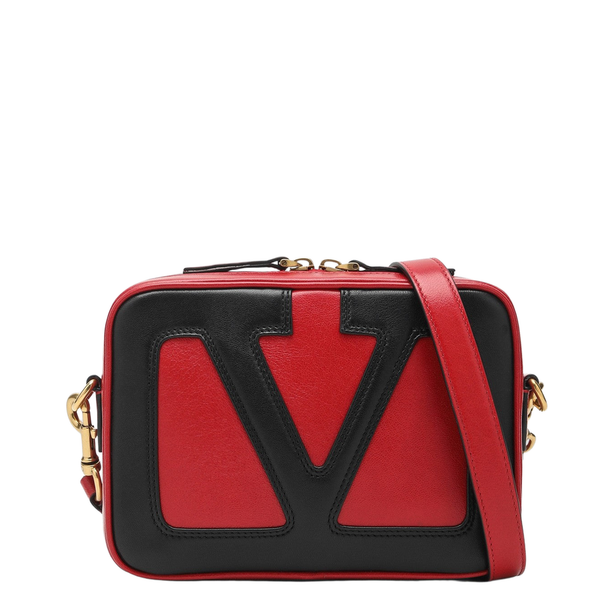 Viva Superstar Leather Crossbody - Red