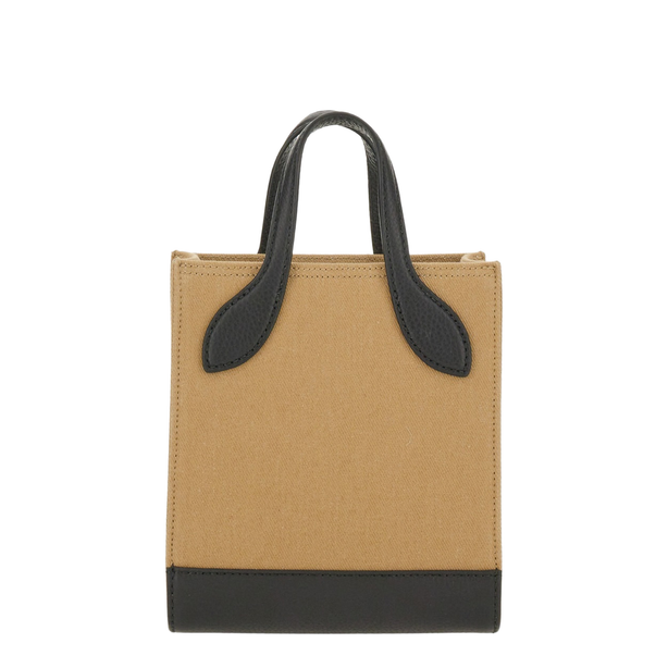 Bar Mini Tote Leather Tote - Sand