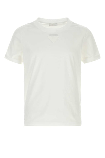 White Cotton T Shirt