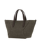 Fabric Top-Handle Tote - Olive Green