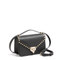 Rockstud Small Grainy Calfskin Shoulder Bag - Nero