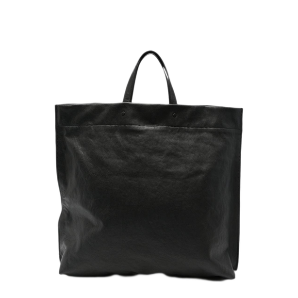 Matti Leather Tote Bag - Black