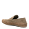 Rio Loafers In Suede And Raffia Stone Grey