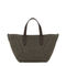 Fabric Top-Handle Tote - Olive Green