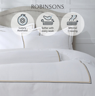 Royale 1200TC Embroidered Bed Sheet Set Hotel Collection by Robinsons