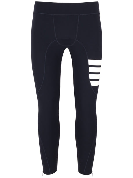 Compression Tights W/ 4Bar In Polyamide Stretch Interlock