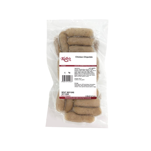 [Bundle of 2] Kelly's Chicken Chipolata Sausage (1kg x2) Frozen