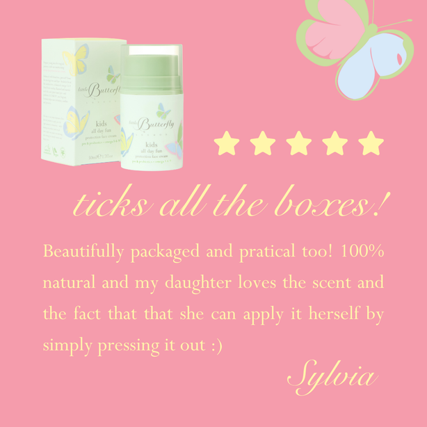Little Butterfly London all day fun KIDS PROTECTION FACE CREAM 50ml
