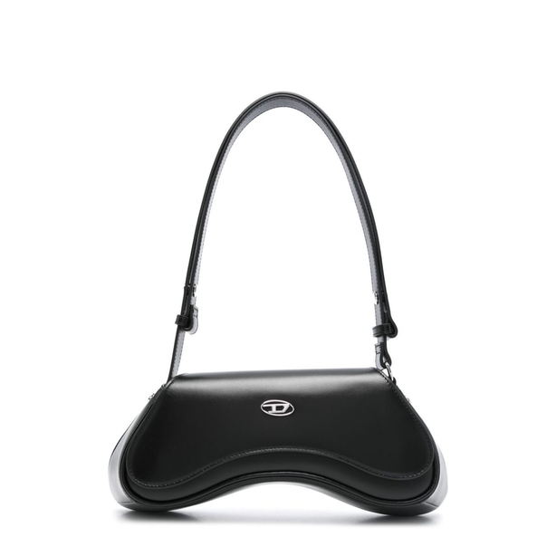 Play One Size Cow Leather Crossbody - Black