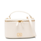 VLogo Signature Mini Grainy Calfskin Vanity Bag - Light Ivory