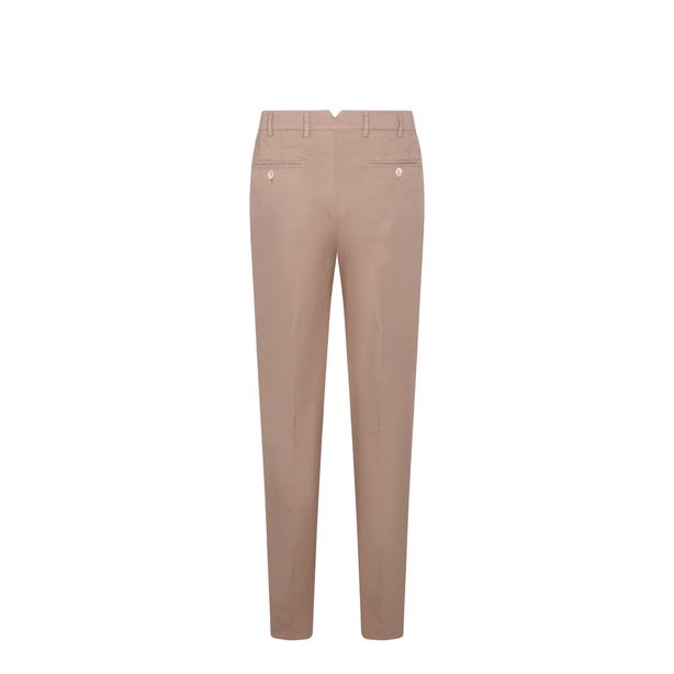 Cotton Pants Dark Beige