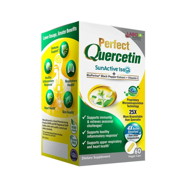 LABO Nutrition Perfect Quercetin for Lung Respiratory Sinus Congestion Allergy