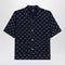 Blue Denim Shirt With Bow Ties