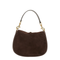 Pony Medium Suede Bag - Brown