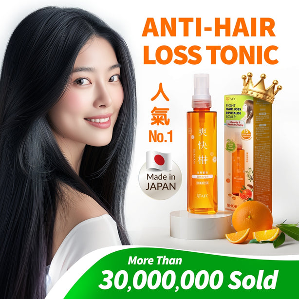 AFC Shokaigan Hair Growth Tonic Anti Hair Loss Promote Scalp Health 150ml