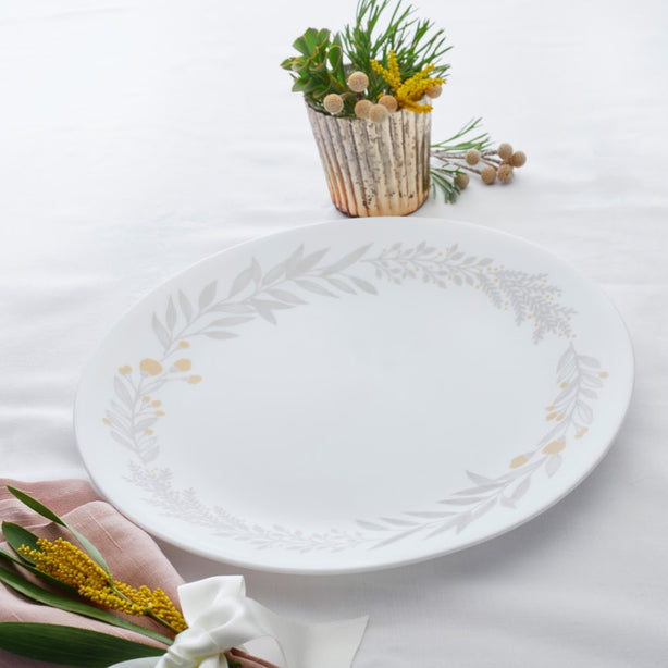 CORELLE 4pc Dinner Plate (26cm) - Silver Crown