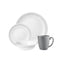 CORELLE 16pc Dinnerware Set – Jacquard Band Blue