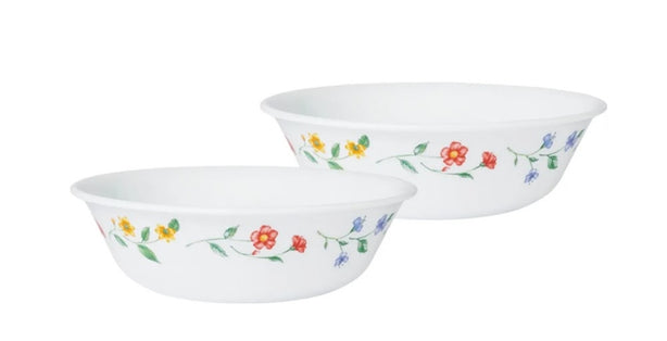 CORELLE 2pc Soup/Cereal Bowl (500ml) - Purun Flower