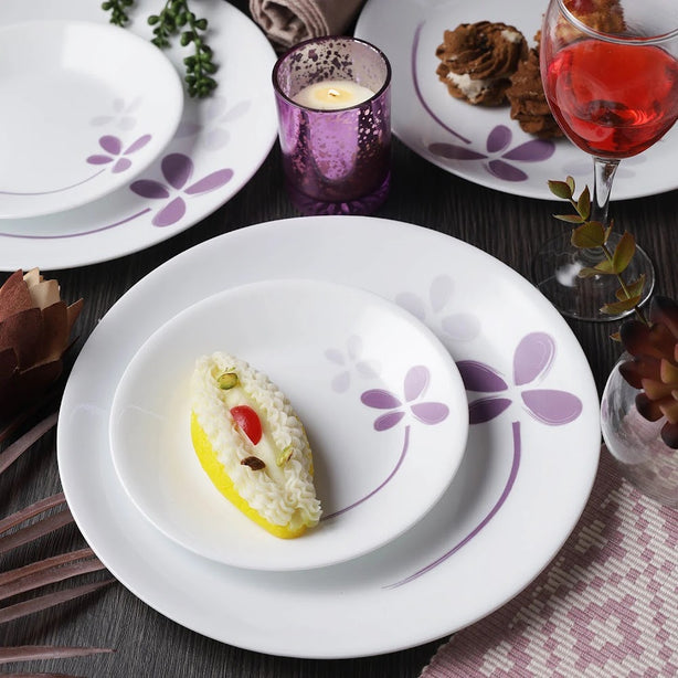 CORELLE 18pc Dinnerware Set - Warm Pansies