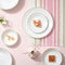 CORELLE 16pc Dinnerware Set – Double Ring Green