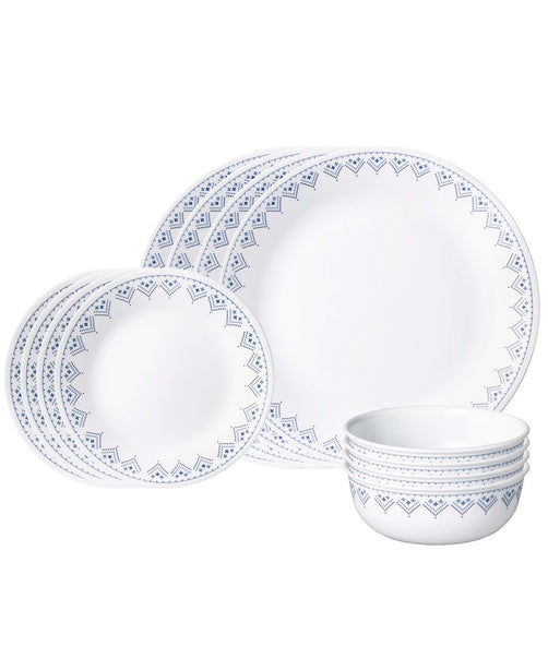 CORELLE 12pc Dinnerware Set - Patchwork