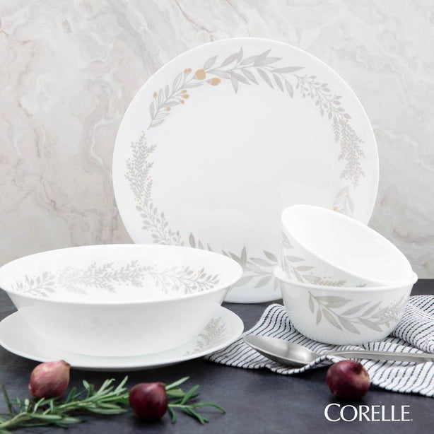 CORELLE 4pc Dinner Plate (26cm) - Silver Crown
