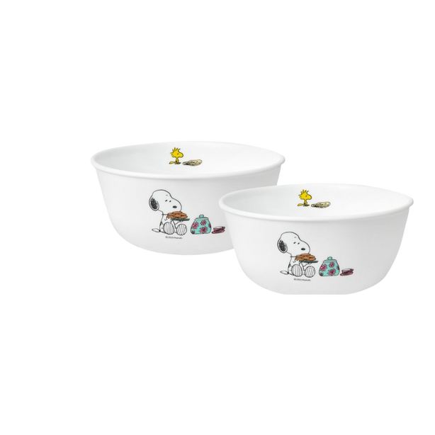 CORELLE 2pc Noodle Bowl (900ml) - Snoopy Brunch