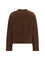 Brown Crew Neck Long Sleeve Sweater