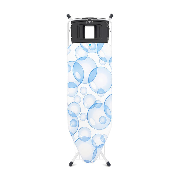 Brabantia PerfectFlow Ironing Board, Foldable Steam Generator Rest & Linen Rack, C, 124 x 45 cm