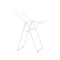 Brabantia Hangon Clothes Drying Rack, Stainless-steel, 15 m Capacity