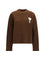 Brown Crew Neck Long Sleeve Sweater