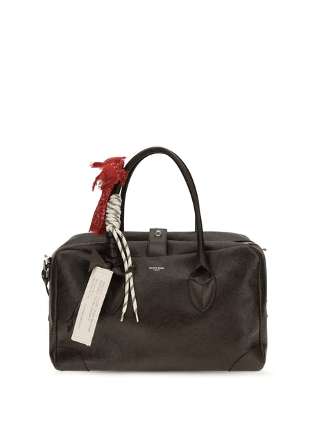 Vita Medium Cow Leather Handbag - Mahogany