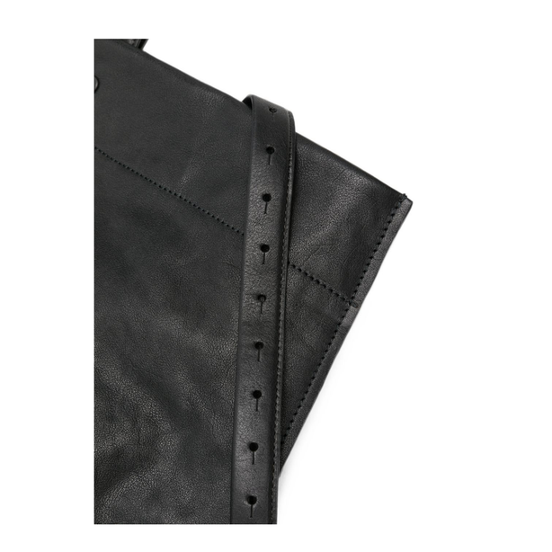 Matti Leather Tote Bag - Black
