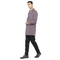 Men Classic Double Breasted Wool Blend Trench Coat