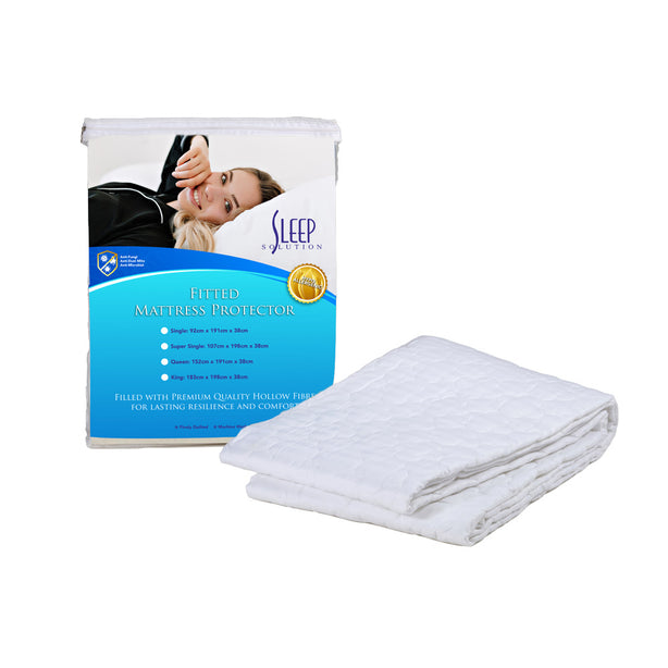 Sleep Solution Anti-Dustmite Fitted Mattress Protector
