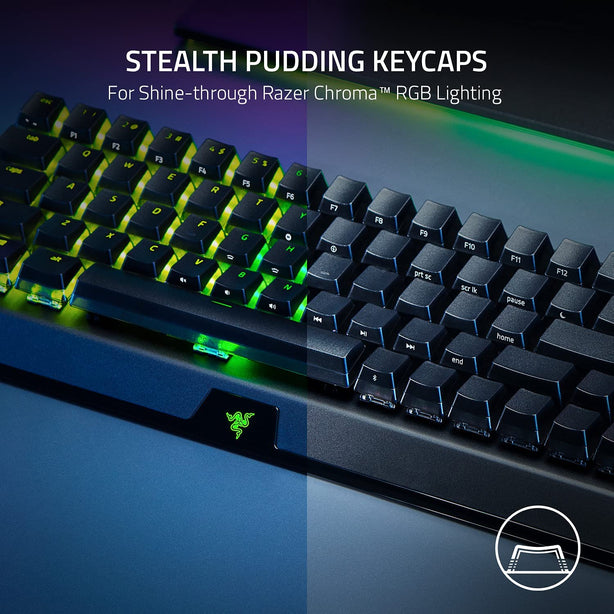Razer BlackWidow V3 Mini HyperSpeed - Phantom Pudding Edition - 65% Wireless Mechanical Gaming Keyboard