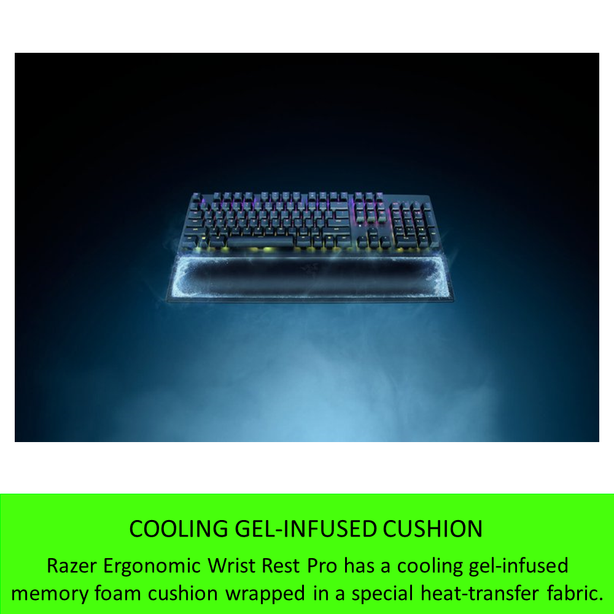 Razer Ergonomic Wrist Rest Pro For Full Sized Keyboard