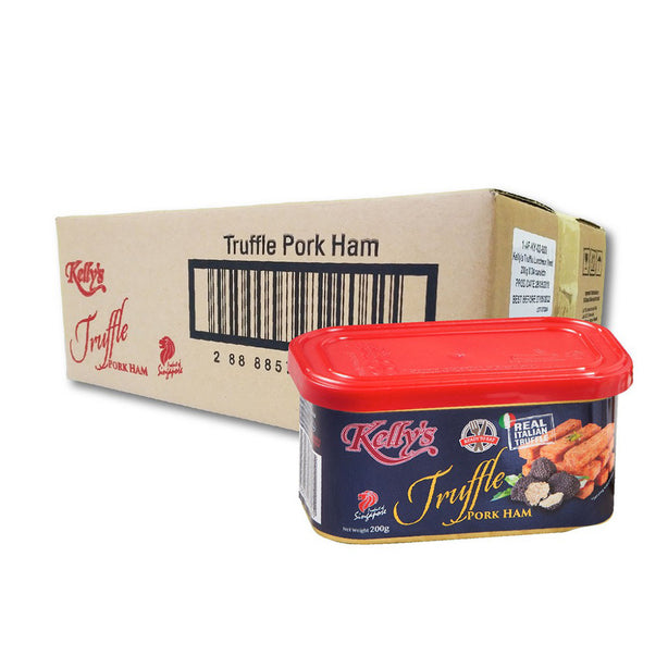 Kelly's Truffle/Iberico Luncheon Ham 1 Carton [24x200g]