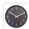 NeXtime Precious Wall Clock 50cm Wood/Metal, Silent Movement (Black)