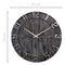 NeXtime York Wall Clock 50cm Wood/Metal, Silent Movement (Black)