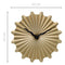 NeXtime Sunny Wall Clock 40cm Metal, Silent Movement (Gold)