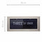 NeXtime Flip Table Clock 16.7x36cm Metal, Step Movement (Silver)