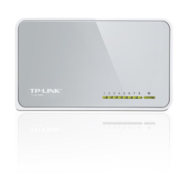 Tp-Link Tl-Sf1008D 8-Port 10/100M Mini Switch Plastic Case