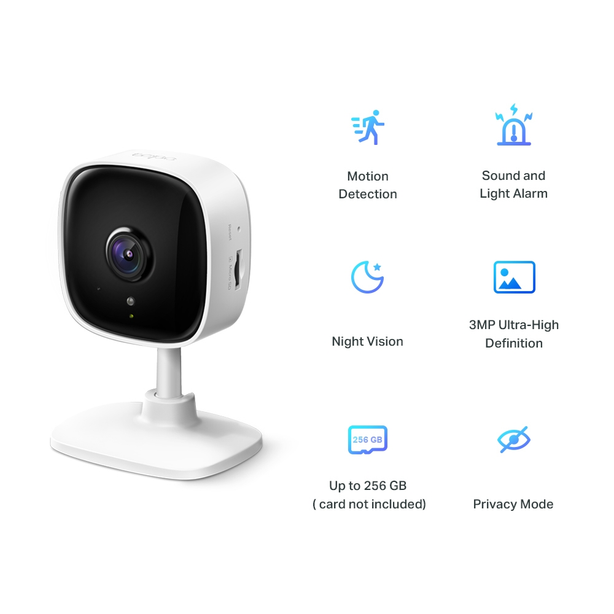 Tp Link Tapo C110 Home Security 3Mp (2304X1296) Wifi Camera